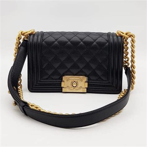 chanel boy small black gold|chanel handbags online.